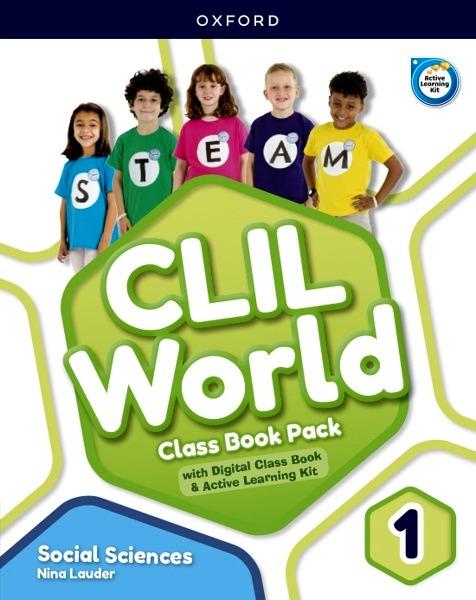 CLIL World Social Sciences 1. Class Book Pack (Madrid)