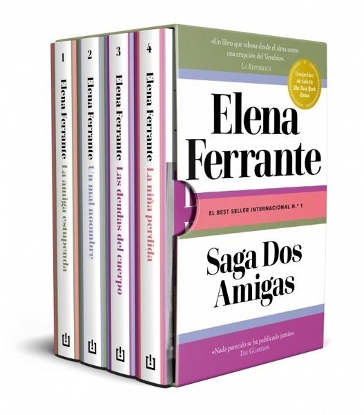 Saga Dos amigas (La amiga estupenda   Un mal nombre   Las deudas del cuerpo   La niña perdida)