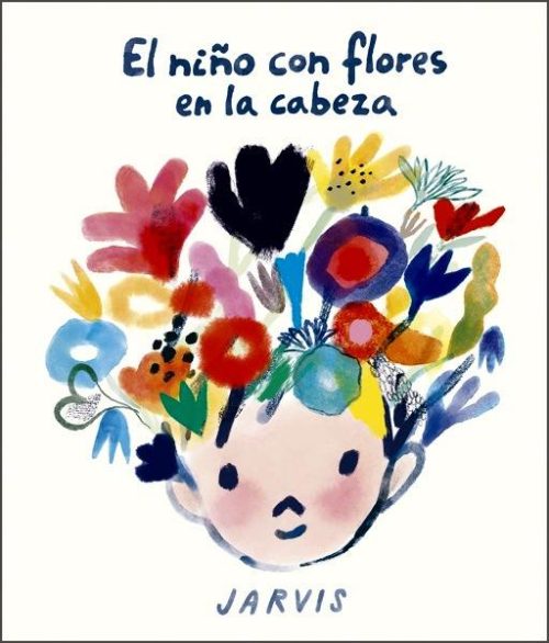 El niño con flores en la cabeza