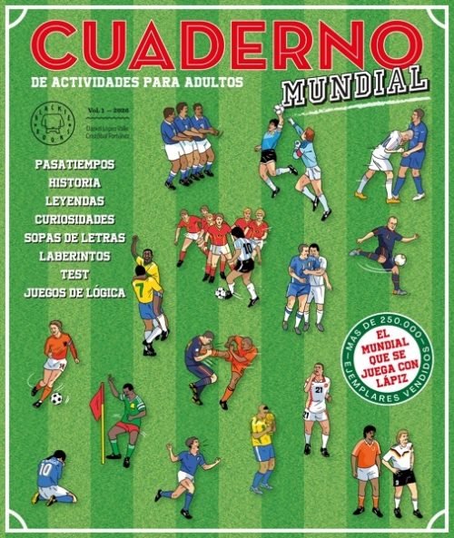 Cuaderno de actividades para adultos- MUNDIAL de fútbol